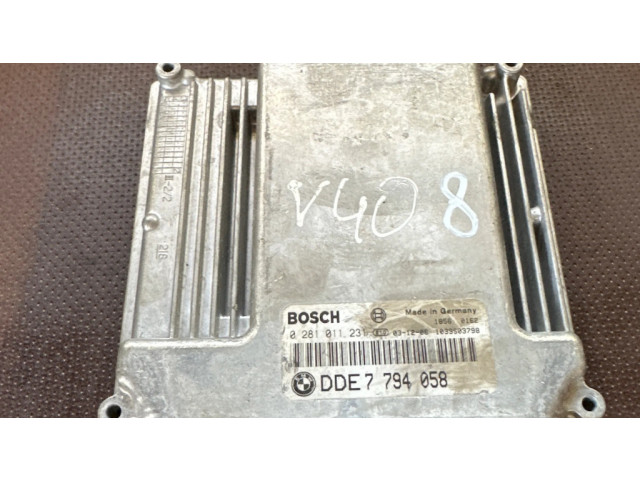 Řídící jednotka 7794058, 0281011231   BMW 7 E65 E66 2003