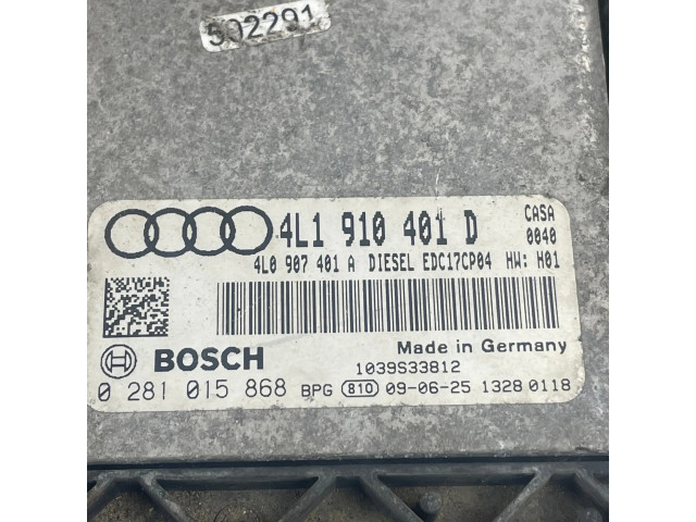 Блок управления двигателя 4L1910401D   Audi Q7 4L