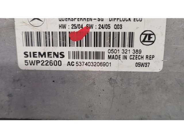 Блок управления коробкой передач A1645400562, 0501321389   Mercedes-Benz ML W164