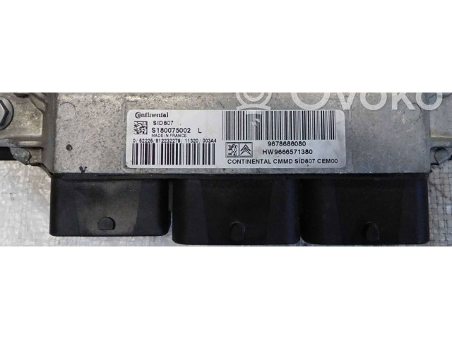 Řídící jednotka 9666571380, 9678686080   Peugeot 5008 2011