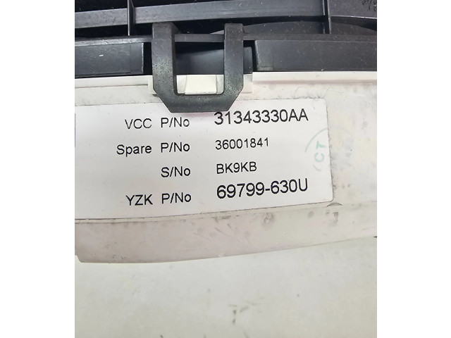 Přístrojová deska  Volvo XC60 2012 36001841, 31343330AA  