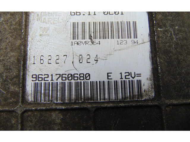 Řídící jednotka 9621760680   Peugeot 106 2001