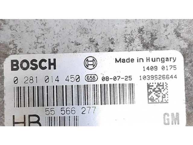 Блок управления двигателя 55566277, 1039S26644   Opel Vectra C