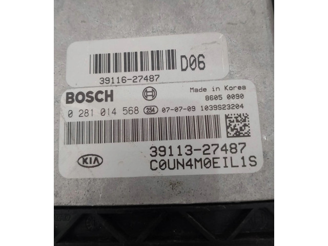 Řídící jednotka 0281014568   KIA Carens III 2017