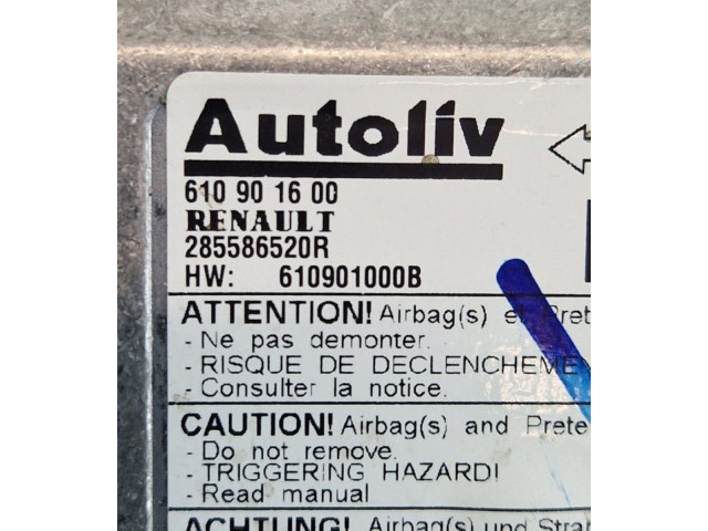 Блок подушек безопасности 607004500, 285586520R   Renault Laguna III