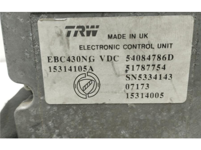 Jednotka ABS 54084786D, 0140001   Lancia Ypsilon 2007