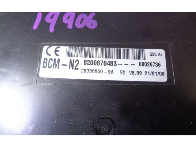 Pojistková skříňka Řídící jednotka BSM 8200870483, 28330050   Renault Kangoo I 2008