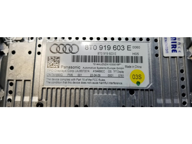 Дисплей    8T0919603E   Audi A4 Allroad