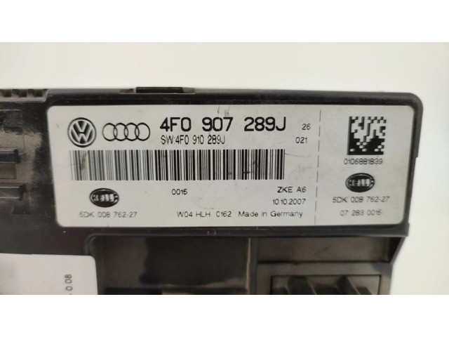 Блок управления 4F0907289J   Audi A6 S6 C6 4F