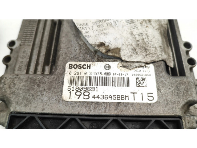 Řídící jednotka 51809691, 0281013578   Fiat Bravo 2007
