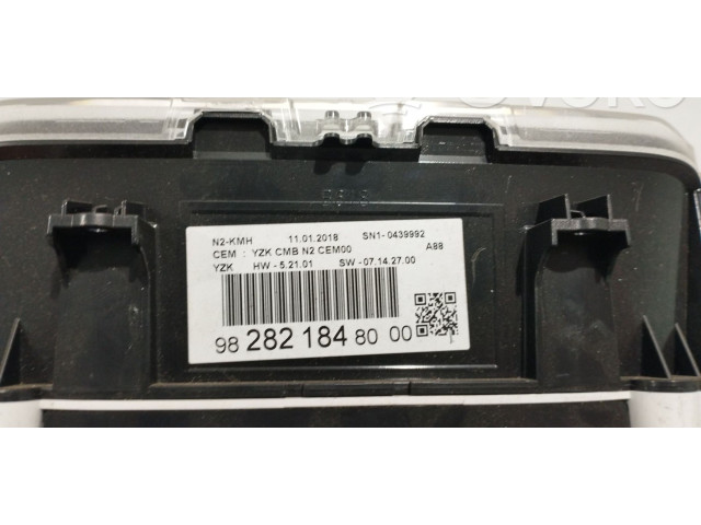 Спидометр (приборный щиток) 9828218480   Citroen C3 Aircross    
