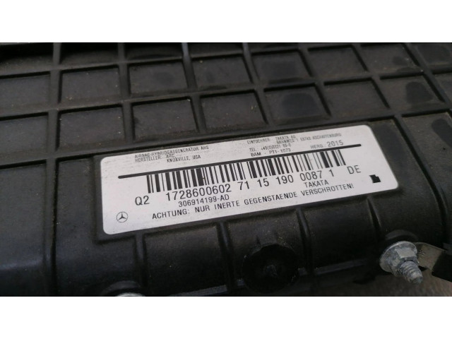 Подушка безопасности для колен 1728600602, 306914199AD   Mercedes-Benz AMG GT R190 C190