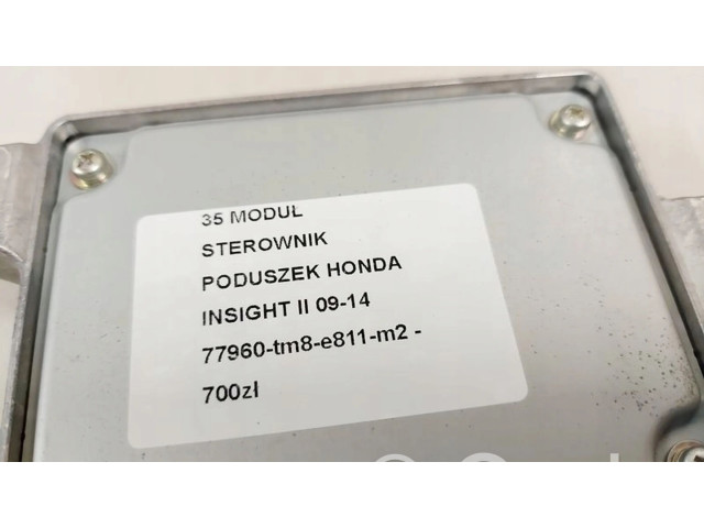 Блок подушек безопасности 77960-TM8-E811-M2   Honda Insight