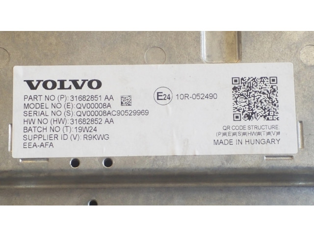 Дисплей    31682851, 31682852   Volvo XC90