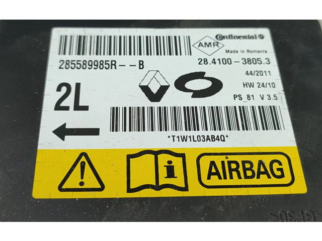 Блок подушек безопасности 285589985R, 28410038053   Renault Fluence