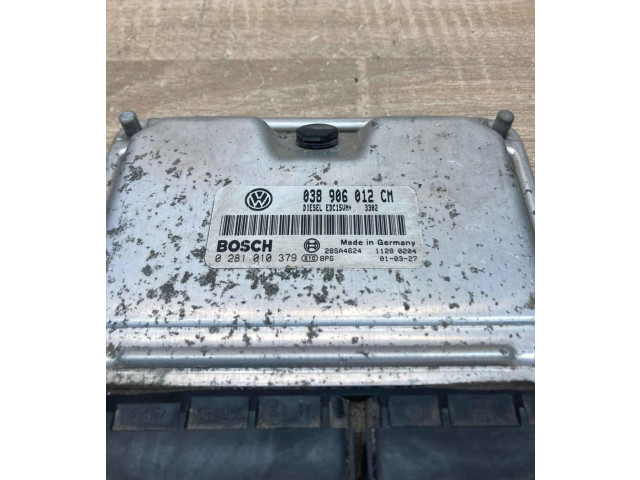 Блок управления двигателем ECU 038906012CM, 0281010379   Volkswagen Lupo