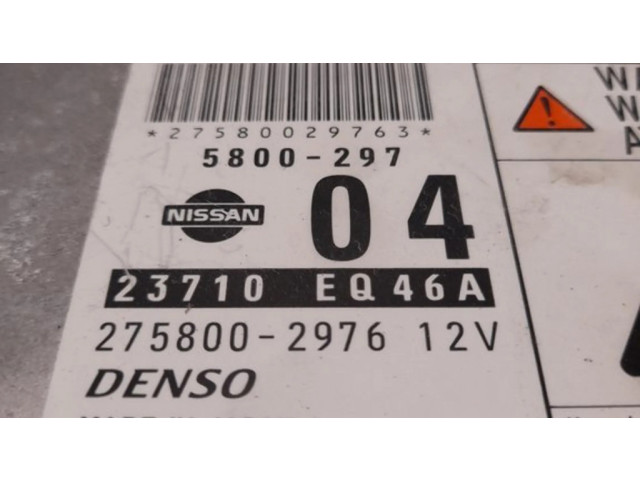 Řídící jednotka 23710EQ46A, 2758002976   Nissan X-Trail T30 2006