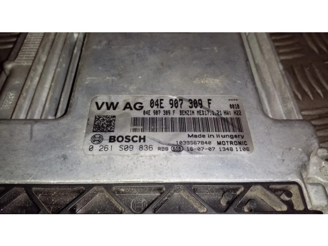 Блок управления двигателя 04E907309F, 0261S09836   Audi A3 S3 8V