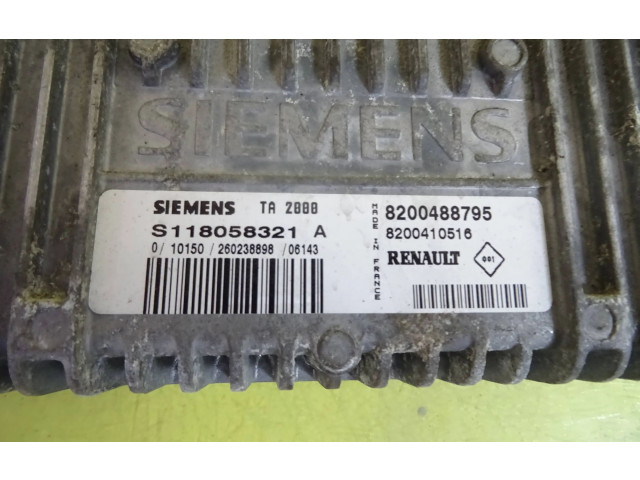 Блок управления коробкой передач 8200488795, S118058321A   Renault Laguna II