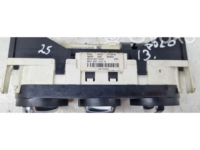 Блок управления климат-контролем 6R0820045N   Volkswagen Polo V 6R
