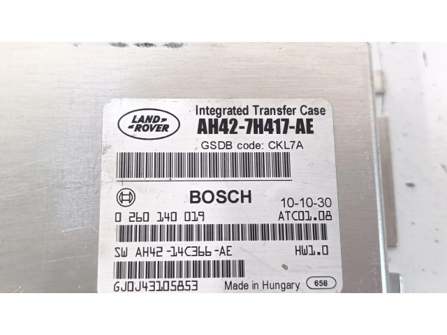 Блок управления коробкой передач AH427H417AE, 0260140019   Land Rover Range Rover Sport L320