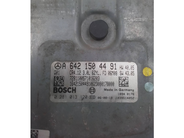 Řídící jednotka A6421504491, 0281013120   Mercedes-Benz GL X164 2006