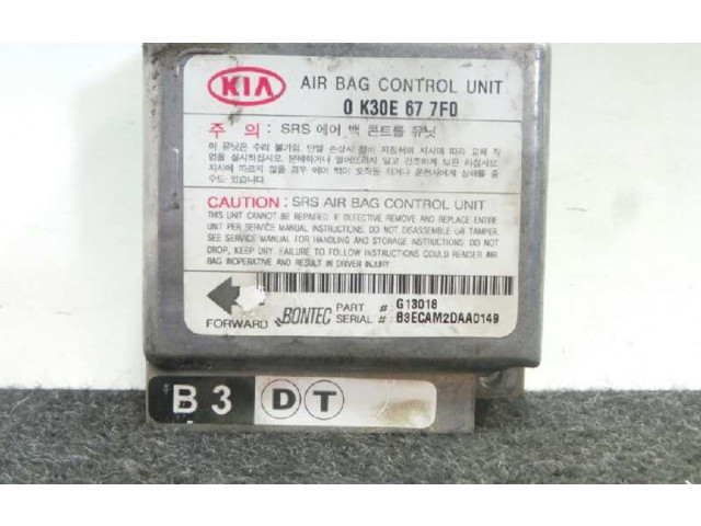 Блок подушек безопасности 0K30E677F0-G13018, MOBIS   KIA Rio