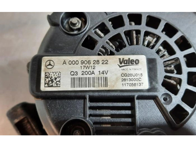 Генератор A0009062822   Mercedes-Benz GLC C253      