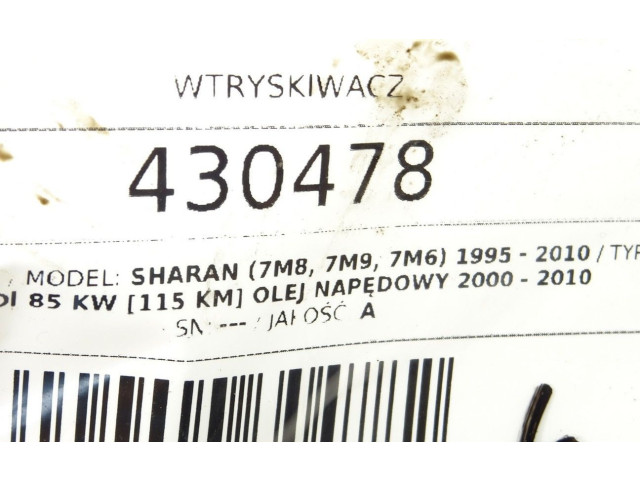 Vstřikovač 0414720038   Volkswagen Sharan     
