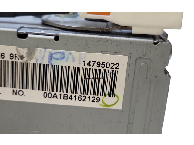 Радио/ проигрыватель CD/DVD / навигация 14791327, 00A1B4162129   Mazda CX-7