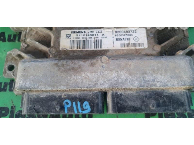 Блок управления двигателем Блок управления 8200483732, S110140011A   Renault Logan I