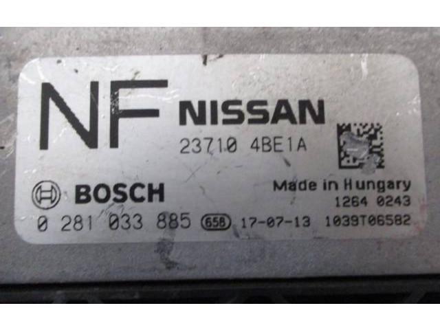 Řídící jednotka 237104BE1A, 0281033885   Nissan X-Trail T32 2017