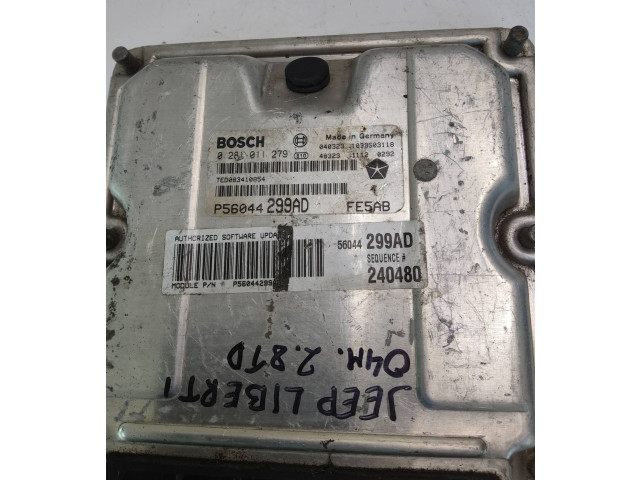 Блок управления двигателя P56044299AD, 1265106181   Jeep Liberty