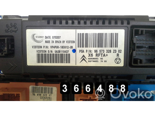 Блок управления климат-контролем 96573328ZD02   Citroen C6