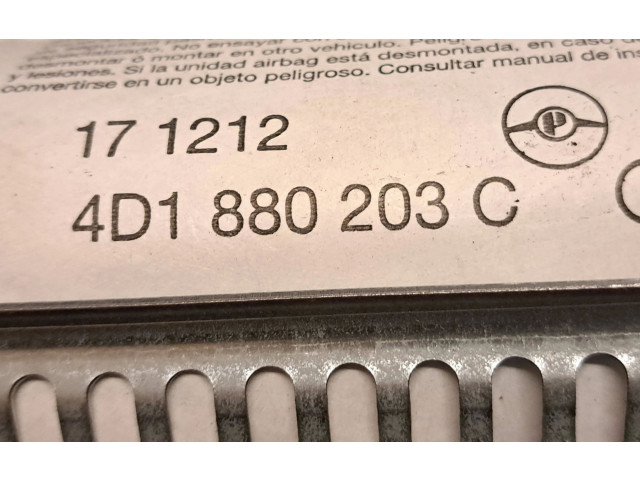 Подушка безопасности пассажира 4D1880203C   Audi A8 S8 D2 4D