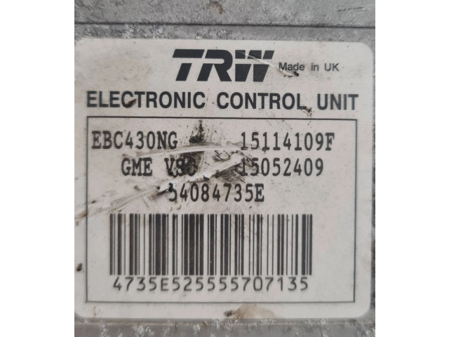Jednotka ABS 15052409, 54084735E   Saab 9-3 Ver2 2006