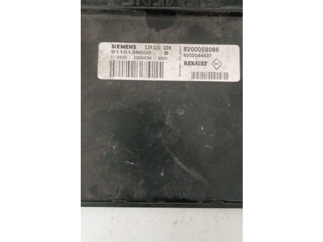 Řídící jednotka 8200059086, 8200059086   Renault Twingo I 2004