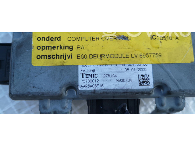 Řídící jednotka 75789012 6945146, 75789012 6945146   BMW M5 2004