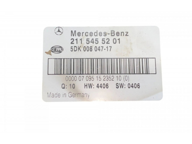 Блок предохранителей  2115455201, 5DK00804717   Mercedes-Benz CLS C219    