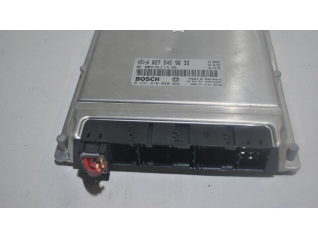 Řídící jednotka A0275459632   Mercedes-Benz A W168 2000
