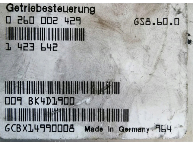 Pojistková skříňka Комплект зажигания 1423642   BMW 5 E12 2000