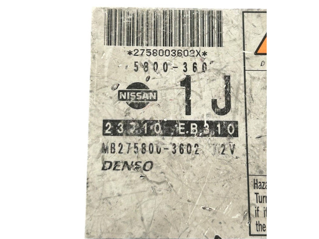 Řídící jednotka MB2758003602, 5800360   Nissan Navara D40 2006