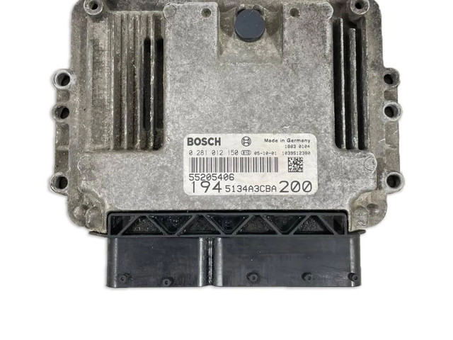 Блок управления двигателем ECU    0281012150   Fiat Croma