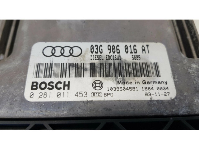 Блок управления двигателем Блок управления 03G906016AT, nr2237   Audi A3 S3 8P