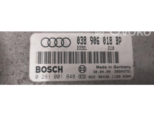 Блок управления двигателя 038906018BP   Audi A3 S3 8L