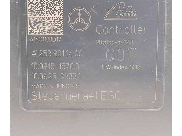 Jednotka ABS A2534310200, A2539011400   Mercedes-Benz C W205 2016