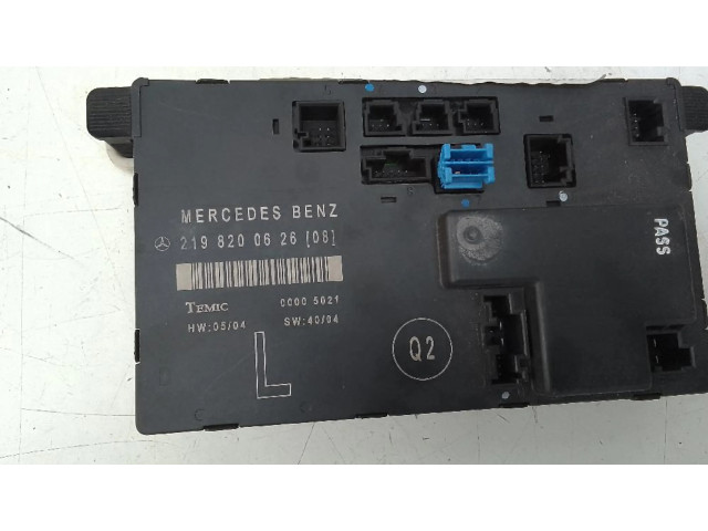 Блок управления 2198200626   Mercedes-Benz CLS C219
