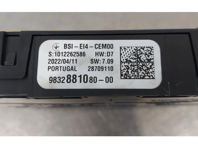   Pojistková skříňka 9832881080   Peugeot 2008  2019