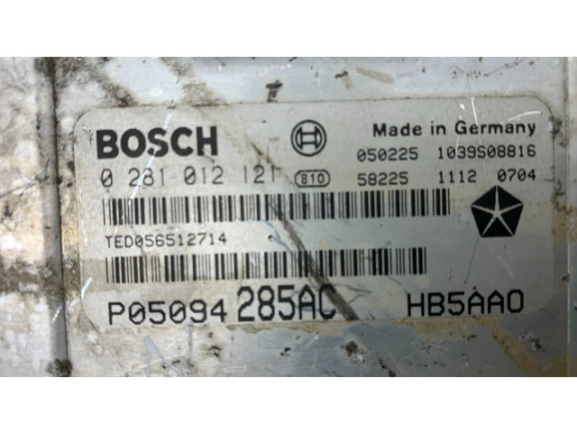 Řídící jednotka P05094285AC, 1039S08816   Chrysler Voyager 2007