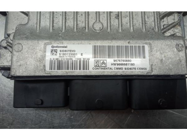 Řídící jednotka 9676760880, S180123001   Peugeot 508 2011